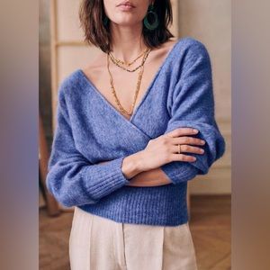 Sezane Gaby Sweater, brand new. Reversible.